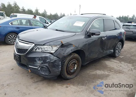 2014 Acura Mdx Technology Package from USA, damaged, VIN 5FRYD4H4XEB046657